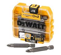 DeWalt Coffret d'embouts de visseuse PZ2 – 15 pièces, 50 mm