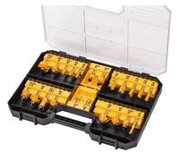 DeWALT DT90017-QZ Jeu De Fraises 22 Pièces Dans Un Coffret