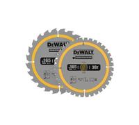Dewalt DT90270 Lot de 2 lames de scie circulaire 165 x 20 mm x 24T/36T