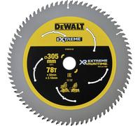 DeWalt Lame de scie circulaire DT99576-QZ XR Extreme RUNTIME 305 x 30 mm 78 dents Argent