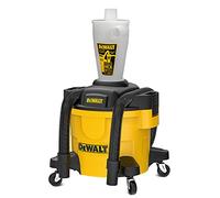 DEWALT Dust Separator with 6 Gallon Poly Tank, 99.5% Efficiency Cyclone Dust Collector, High-Performance Cycle Powder Collector Filter, DXVCS002, Yellow