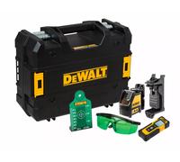 DeWALT DW0887100-1 Kit Laser À Lignes Croisées Avec Télémètre Dans Un Coffret - Vert - 2 X 15 M - IP40