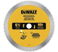 DeWALT Dw9153 6-1/5,1 cm 90 dents lambris et lame de scie de coupe en vinyle avec 5/20,3 cm Tonnelle