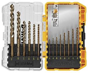 DEWALT DWA1240 Lot de 14 forets en acier allié cobalt avec pointe pilote