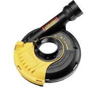 DEWALT DWE46150-XJ Carter de Polissage avec Aspiration - Pour Meuleuse DEWALT 115-125 mm - Fixation Sans Outil - Compatible avec Système AIRLOCK, Black
