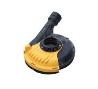 DEWALT DWE46150-XJ Carter de Polissage avec Aspiration - Pour Meuleuse DEWALT 115-125 mm - Fixation Sans Outil - Compatible avec Système AIRLOCK, Black