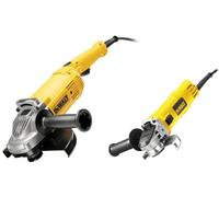 DeWalt Jeu de meuleuses d'angle DWE492DUO2 – DWE492 Ø230 mm 2200W + DWE4157 Ø125 mm 900W