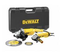 DeWalt DWE492SDT Meuleuse D'angle (DWE492) - M14 X 230mm - 2200W & Meuleuse D'angle (DWE4207) - M14 X 125mm - 1100W
