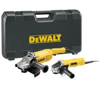 DeWALT DWE492TWIN2 Coffret avec meuleuses d’angle DWE492 (230) + DWE4157 (125) avec coffre