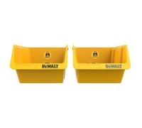 DEWALT DWST82813-1 Lot de 2 bacs de rangement en plastique durable pour écrous, boulons, vis et petits outils dans les ateliers, garages ou sous-sols