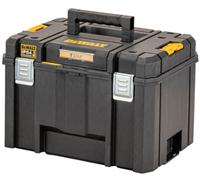 DeWalt Coffret TSTAK DWST83346-1 Grande contenance IP54 Tag Tool Connect 30 kg Noir/Jaune