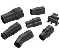 DeWALT Kit de connexion AirLock DWV9220 – adaptateurs pour systèmes d'aspiration – Noir/Argent