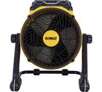 DEWALT DXF1652 Ventilateur de sol 116 W Yellow affichage LED, minuteur