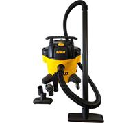 DeWalt Aspirateur Eau et Poussière DXV23P, 1150 W, Cuve Polypropylène de 23 l, Jaune