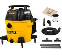 DeWALT DXV34PTA Aspirateur industriel pour aspiration eau et poussiere (1200W/34L)