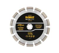 Disque diamant Ø230x22,23mm ELITE DEWALT DT20466-QZ pour béton asphalte