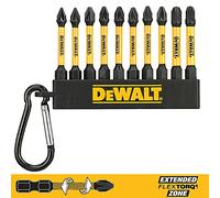 DEWALT Jeu d'embouts DT7276-QZ 57 mm PZ1-PZ3 Flextorq 10 pièces