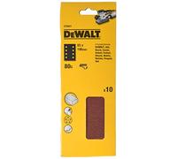 DEWALT Feuilles abrasives pour ponçeuse vibrante 1/3 feuille abrasive grain 80 DT8621-QZ