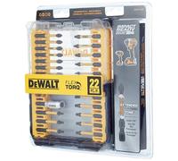 DEWALT FlexTorq DWA2FTS22IR Lot de 22 Embouts de visseuse à Percussion