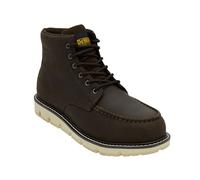 DEWALT Forge Moc Toe, semelle extérieure Flex, cuir, bout en acier, bottes de travail de sécurité pour homme, marron phoque, 46