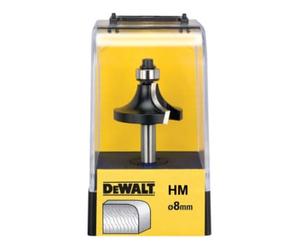 DEWALT Fraise à arrondir DEWALT HM Z2 S8 mm D22,7 mm R5 mm DT90013-QZ Quantité:1