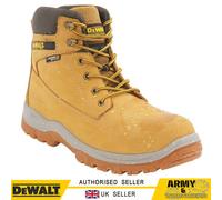 DeWalt Hommes Travail Bottes Sécurité Lacet Cuir Large Acier Orteil Semelle