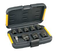 Coffret 8 douilles à chocs 10 - 27 mm - DEWALT - DT7507