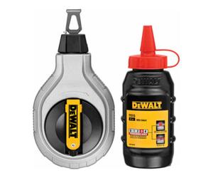 DEWALT Jeu de cordeau à frapper DEWALT 30m avec craie rouge DWHT47408-0 Quantité:1