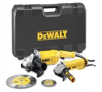 DEWALT Jeu de meuleuses d'angle 230 + 125 mm DWE492SDT