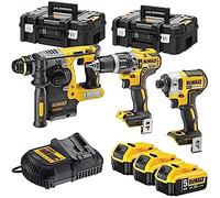 Pack 3 outils DEWALT DCK368P3T 18V Li-Ion (3 x 5,0 Ah)