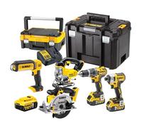 DEWALT kit 5 outils 18V XR brushless, 3x5Ah, TSTAK, DCK551P3T-QW