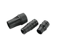 DeWALT Kit d'adaptateurs DWV9210 pour aspirateurs industriels, adaptateurs étagés avec compensation de rotation 35 - 38mm 3 pièces