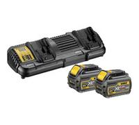 DEWALT Kit de démarrage batterie XR FLEXVOLT DCB132T2, incl. 2x batterie 54 volts 2Ah, Bundle