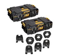 DEWALT Kit d'outils de presse, anneaux de presse et mâchoire, 1/2 à 2" (DCE203K)