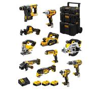 DeWALT Kit DWK1100 (DCD796+DCH273+DCG405+DCF887+ DCF894+DCS331+DCS391+DCS355+DCP580+DCS369+DCL050+ 3x5,0Ah + DCB115 +Caddy 3en1)