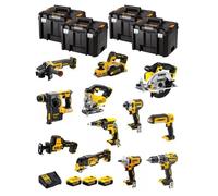 DeWALT Kit DWK1200T (DCD796+DCH273+DCG405+DCF887+DCF894+DCS331+DCS391+ DCS355+DCP580+DCS369+DCL050+DCF620+3x5,0Ah+DCB115)