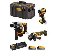 DeWALT Kit DWK304PS (DCH172 + DCF850 + DCG405 + 2 x 1,7 Ah + DCB132 + DS400)
