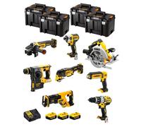DeWALT Kit DWK803T (DCD996 DCH273 DCG405 DCF887 DCS355 DCS367 DCS570 DCL050 3 x 5,0 Ah DCB115 4 x TSTAK VI)