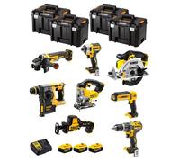 DeWALT Kit DWK804T (DCD796 + DCH273 + DCG405 + DCF887 + DCS331 + DCS369 + DCS391 + DCL050 + 3 x 5 0 Ah + DCB115 + 4 x TSTAK VI)