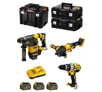 DeWALT Kit FVK381T3HD-QW 54V/18V (DCH333 DCD996 DCG418 3 x 6,0 Ah DCB118 2 x TSTAK II TSTAK VI)