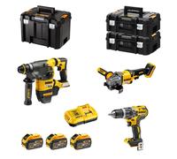 Dewalt Kit FVK381X3-QW 54V/18V DCH333 + DCD796 + DCG414 + 3x9.0Ah + DCB132 + 2xTSTAK II + TSTAK VI