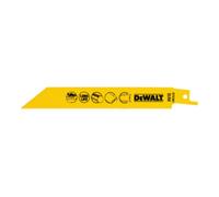 DeWALT DT2361 HCS 152 x 1,8 mm Lames de scie sabre pour métal 5 Pieces