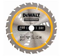 DeWALT DT1944 Lame de scie circulaire, 190 x 30 mm, 24 dents