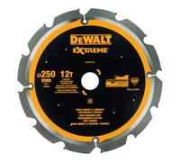 DeWalt DT1474-QZ - Hojas para sierra circular Multi-Material 250mm 12T