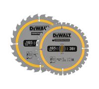 Dewalt - Lame de Scie Circulaire pour Construction 165 x 20mm 2 Pièces