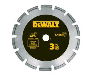 DEWALT Lame de scie diamant DEWALT LaserHP3 230 mm DT3763-XJ Quantité:1