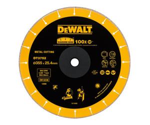 DEWALT Lame de scie diamant DEWALT métal 355x25,4 mm DT3752-QZ Quantité:1