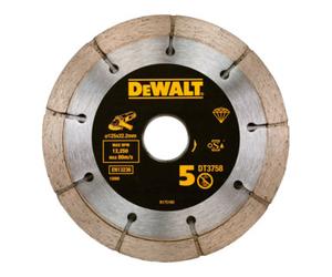 DEWALT Lame de scie diamant DEWALT sandwich 125x22,2 mm DT3758-QZ Quantité:1
