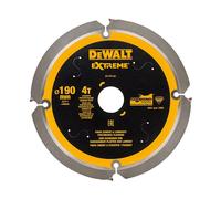 Dewalt - Lame de Scie en Ciment Fibres PCD Extrême 190 x 30mm x 4T