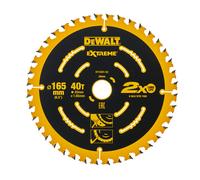 DeWALT Lame de scie EXTREME 165 x 20 mm, 40 dents DT10301